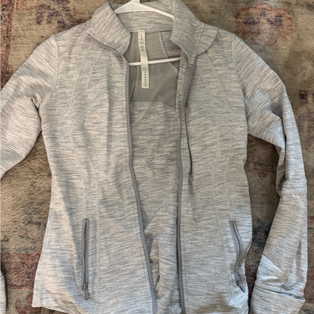 Lululemon Gray Zip-Up Jacket